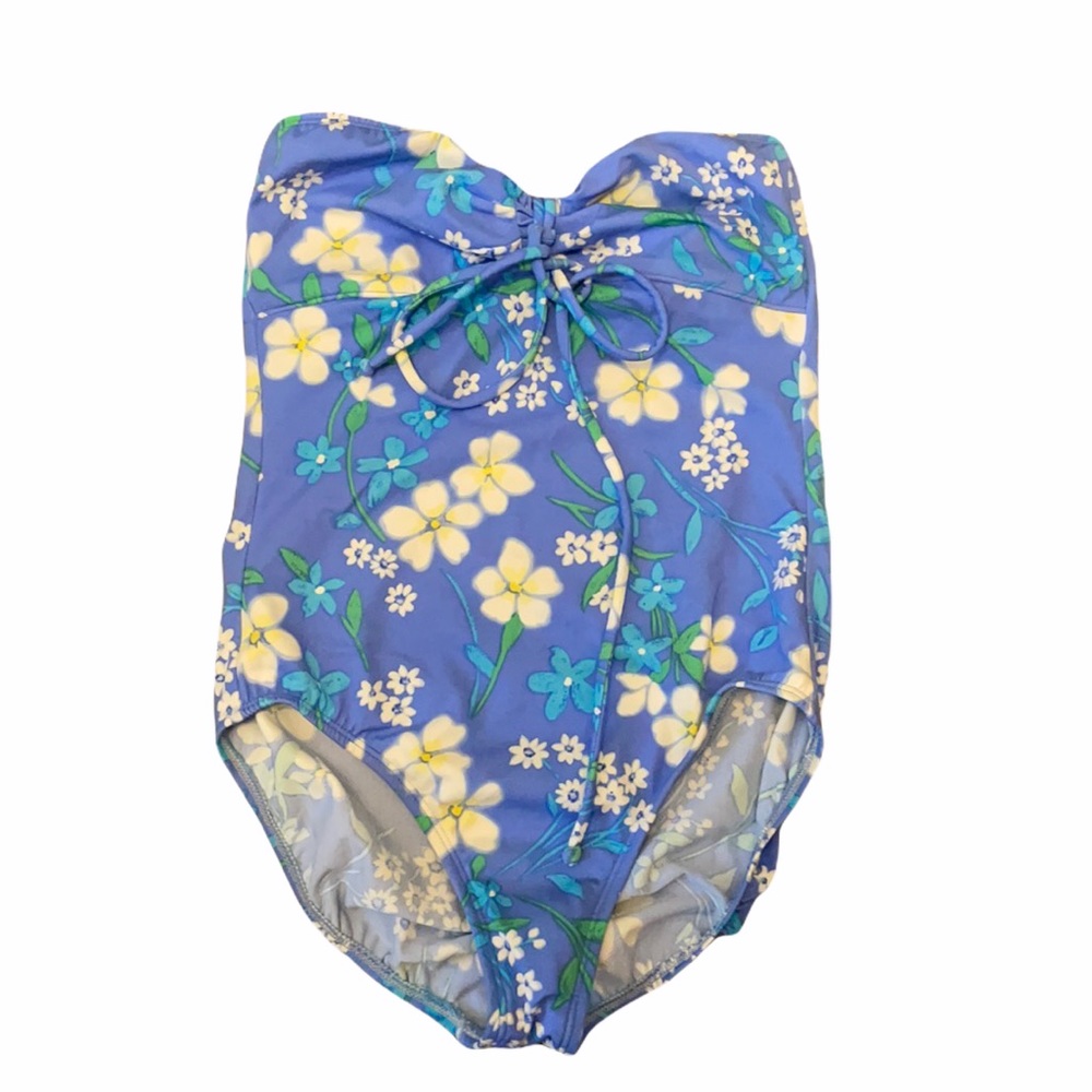 Lands’ End One piece swimsuit strapless
